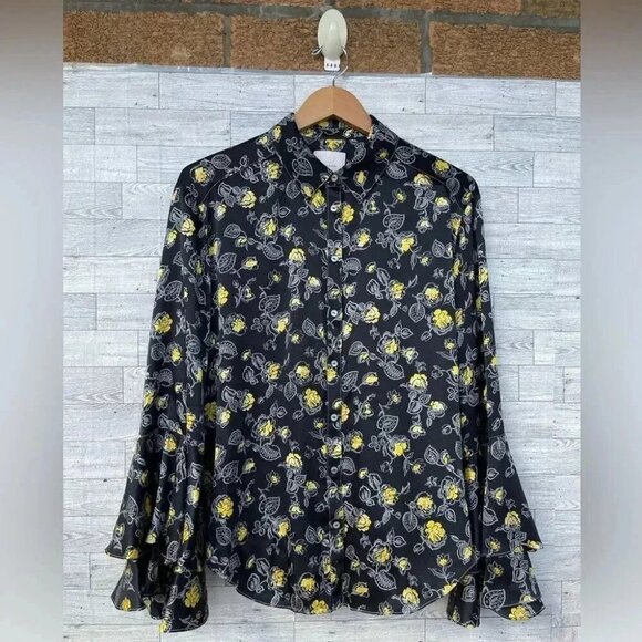 Cinq à SeptKirby Floral Silk Top medium - Picture 2 of 12